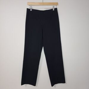 Saks Fifth Avenue Black Size 4 Cropped Cotton Pants